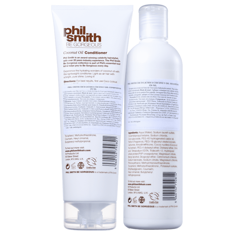 Kit Phil Smith Coco Licious Coconut Oil Duo (2 Produtos)