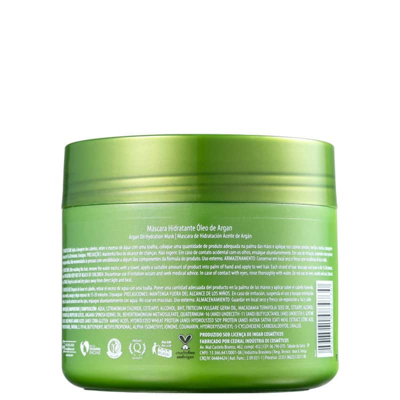 Inoar Argan Oil System - Máscara Capilar 500g