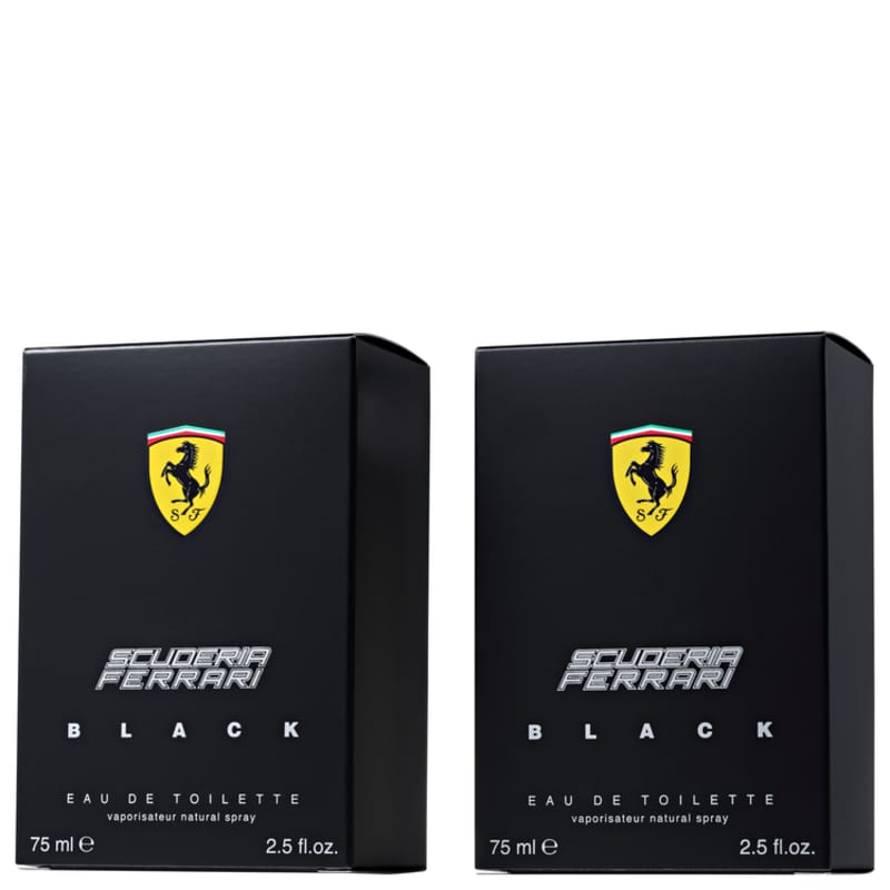 Conjunto Scuderia Ferrari Black Masculino - Eau de Toilette 2x75ml