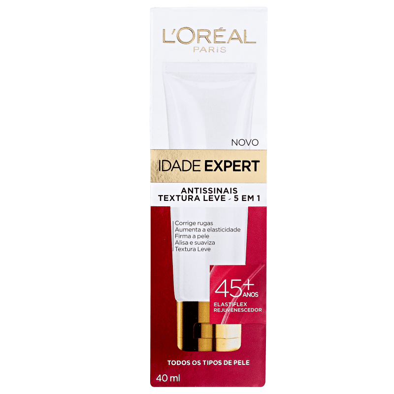 L'Oréal Paris Idade Expert 45+ Anos - Creme para Rugas e Anti-Idade 40ml