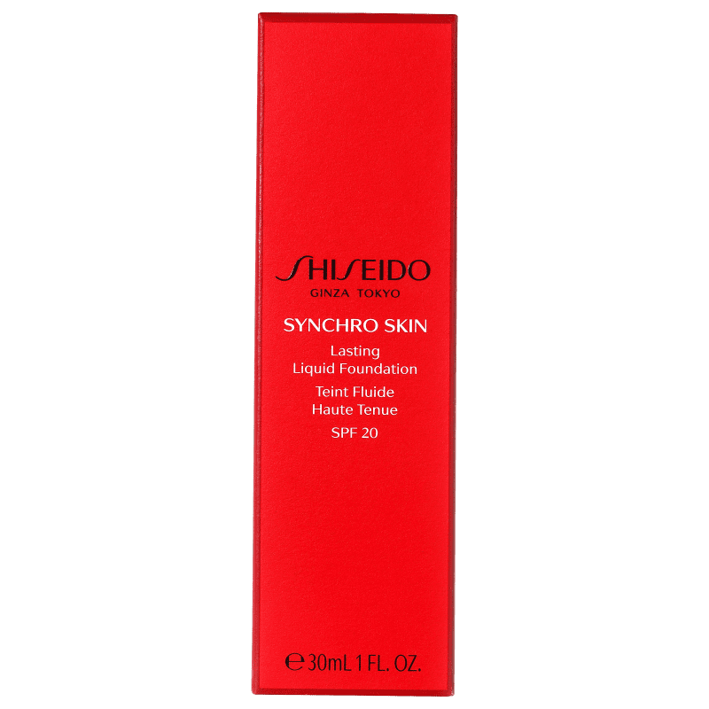 Shiseido Synchro Skin Lasting Liquid Foundation FPS 20 G5 Golden 5 - Base Líquida 30ml
