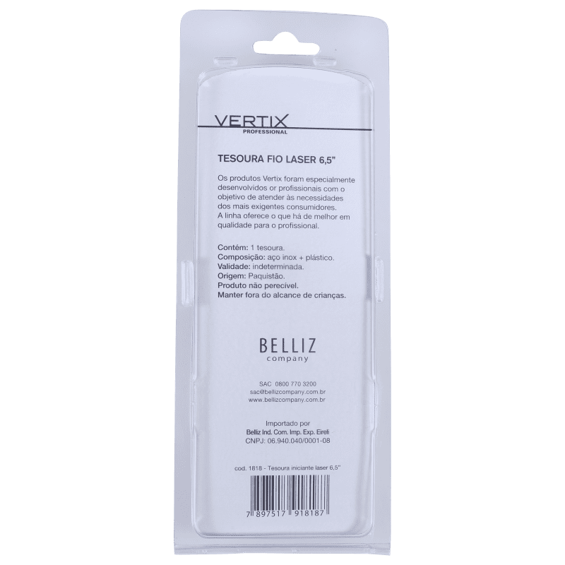 Vertix Proscissors Laser 6,5" - Tesoura de Cabelo