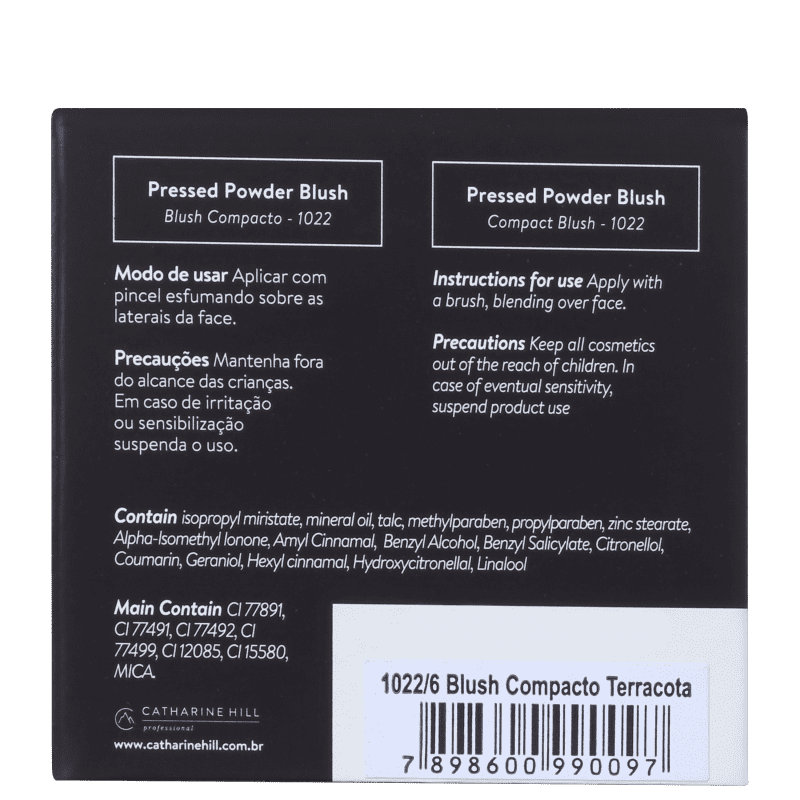 Catharine Hill Pressed Powder Terracota - Blush Matte 7g