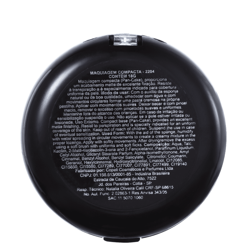 Catharine Hill Water Proof Ébano - Base Compacta 18g