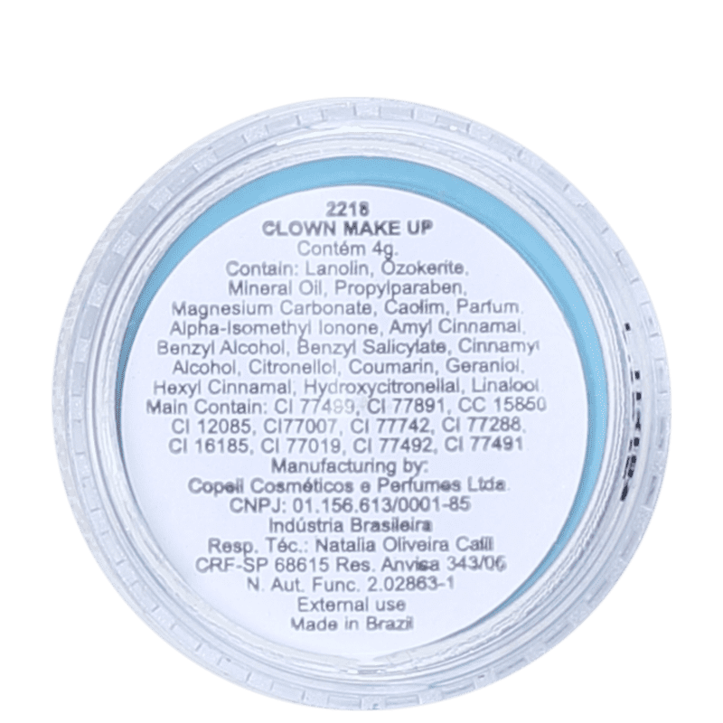 Catharine Hill Clown Make-up Waterproof Mini Brand Blue - Sombra Matte 4g