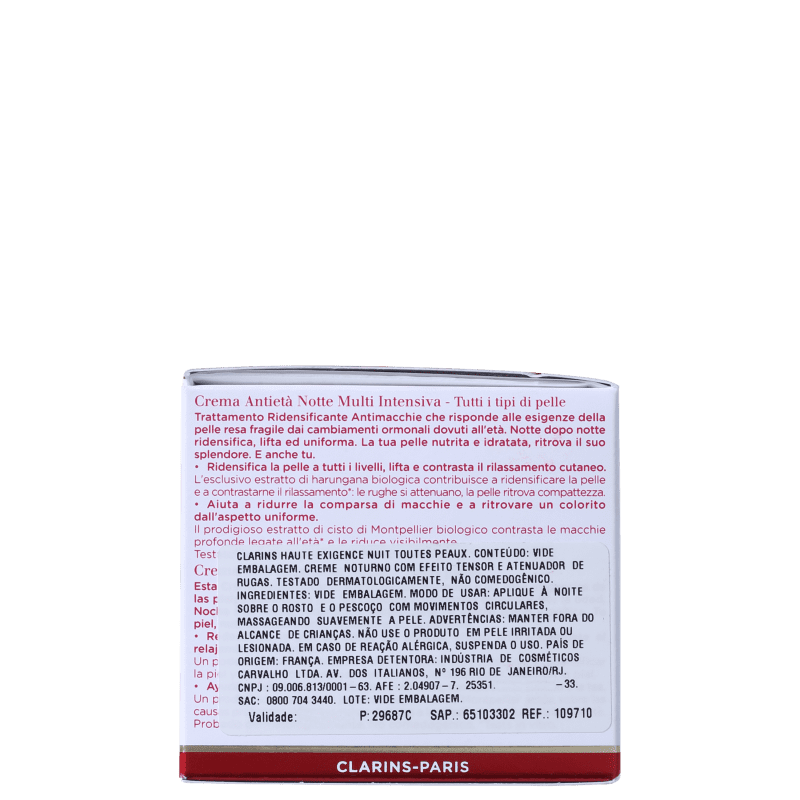 Clarins Super Restorative Night - Creme Anti-Idade Noturno 50ml