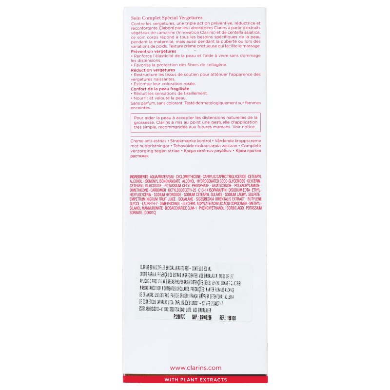Clarins Stretch Mark Minimizer - Creme para Estrias 200ml