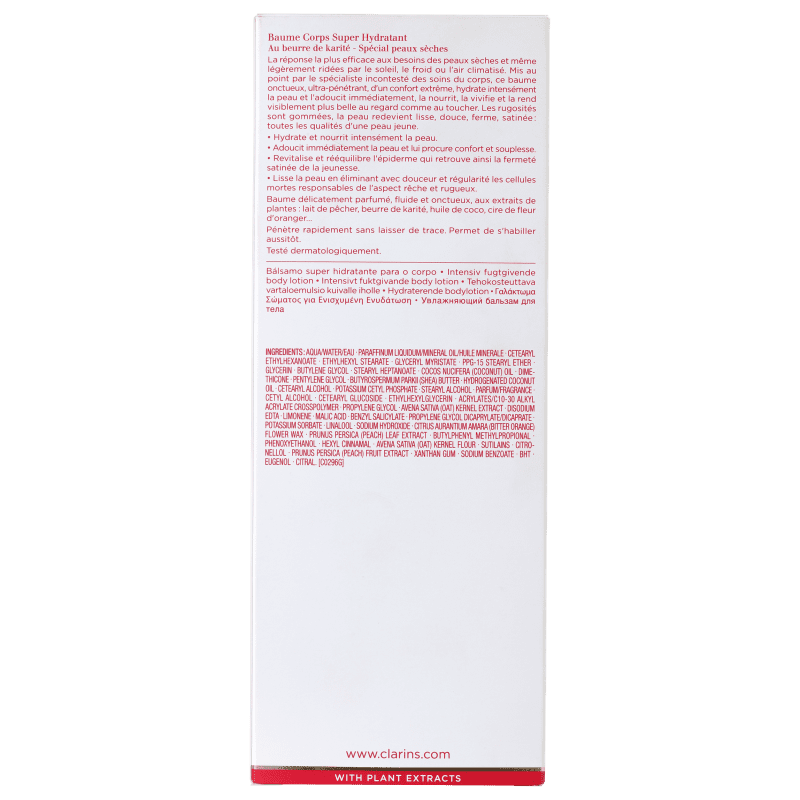 Clarins Moisture-Rich Body Lotion - Loção Hidratante Corporal 200ml