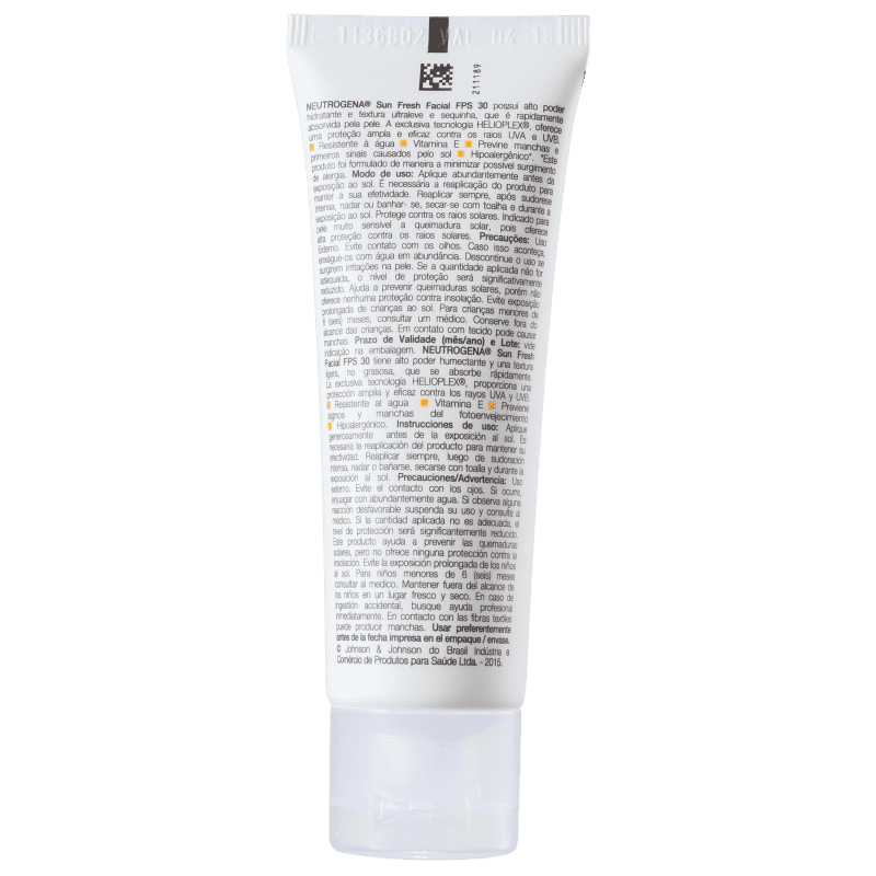 Neutrogena Sun Fresh FPS 30 - Protetor Solar Facial 50ml