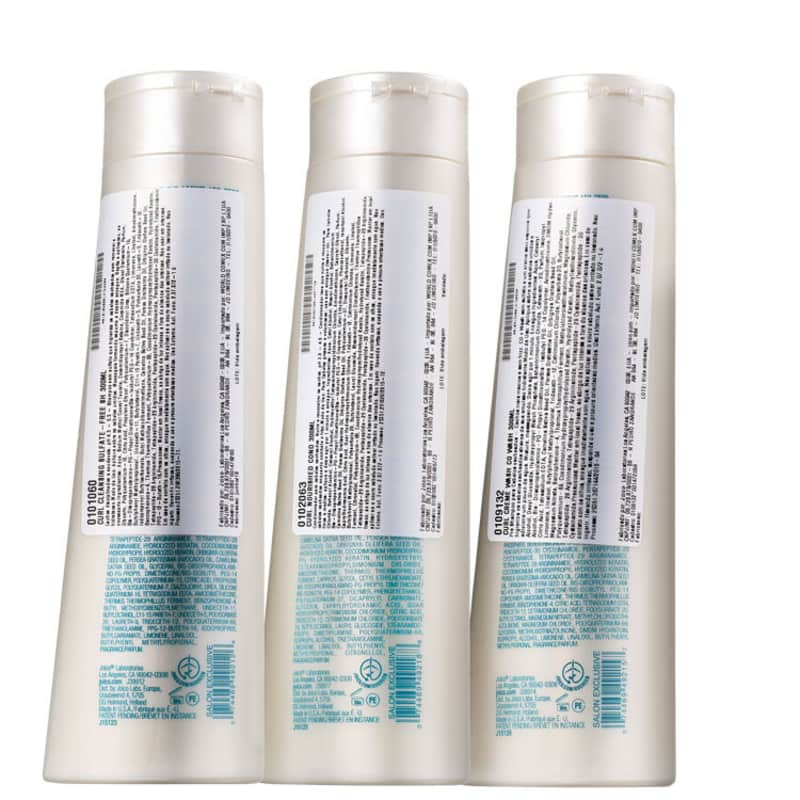 Kit Joico Curl Cleansing Nourished Co+Wash Triplo (3 Produtos)