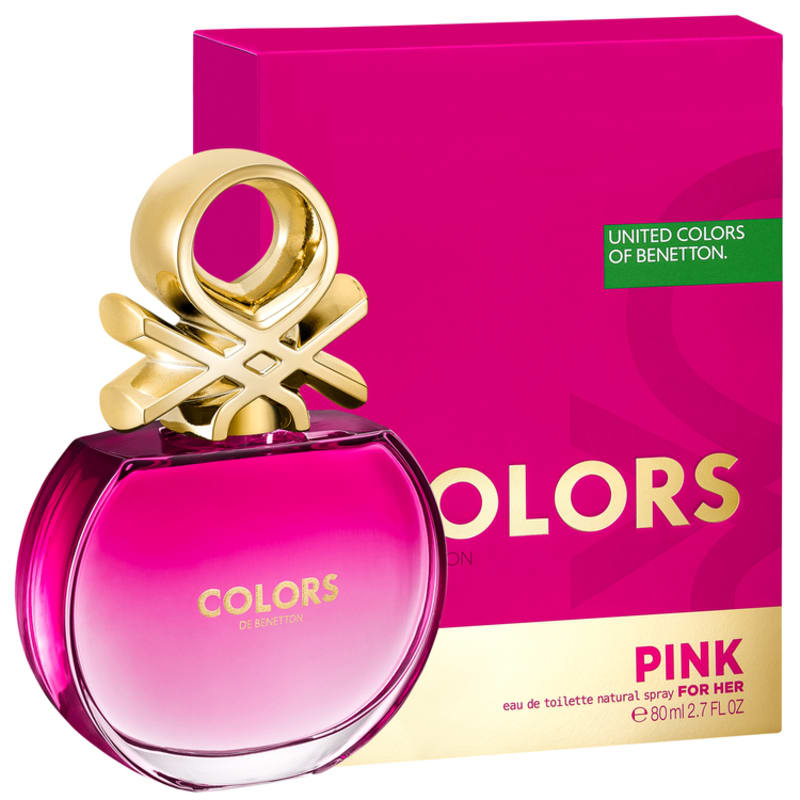 Colors Pink Benetton Eau de Toilette - Perfume Feminino 80ml