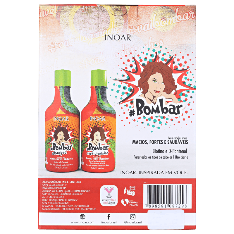 Kit #Bombar 250ml