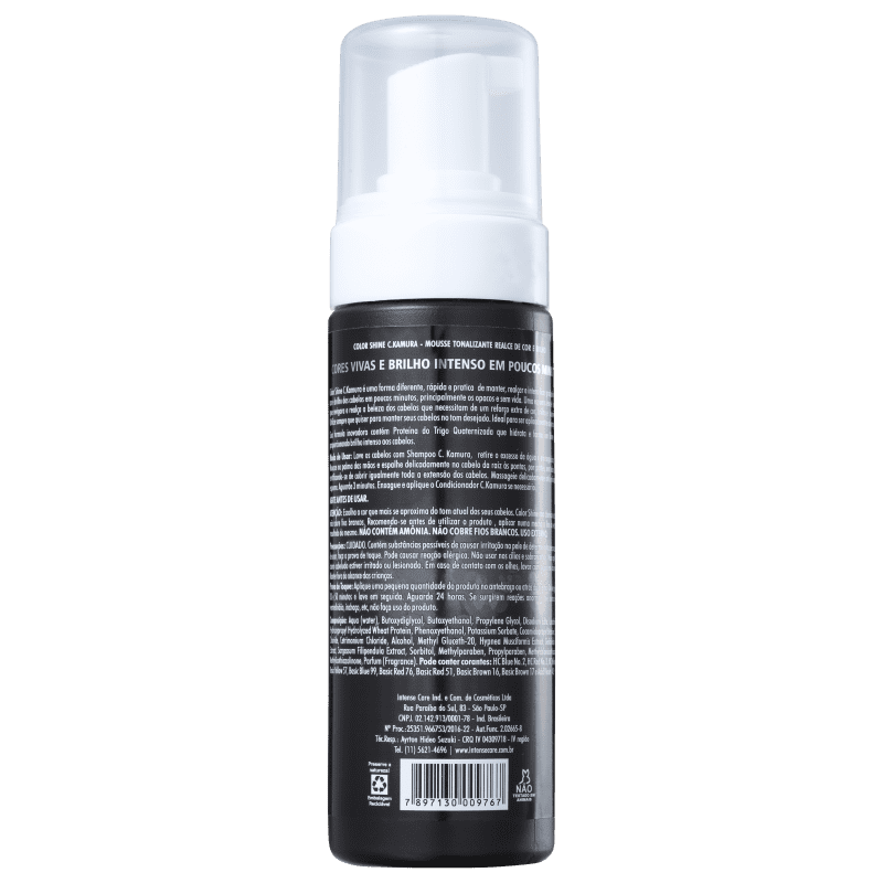 C.Kamura Color Shine Black Gloss - Mousse Tonalizante 150ml