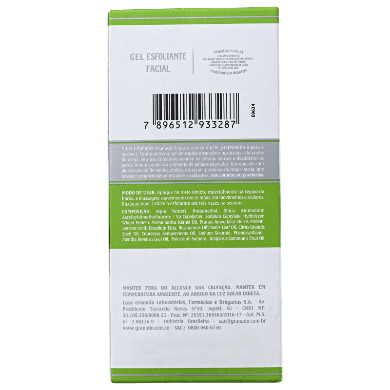 Granado Barbearia - Gel Esfoliante Facial 80ml