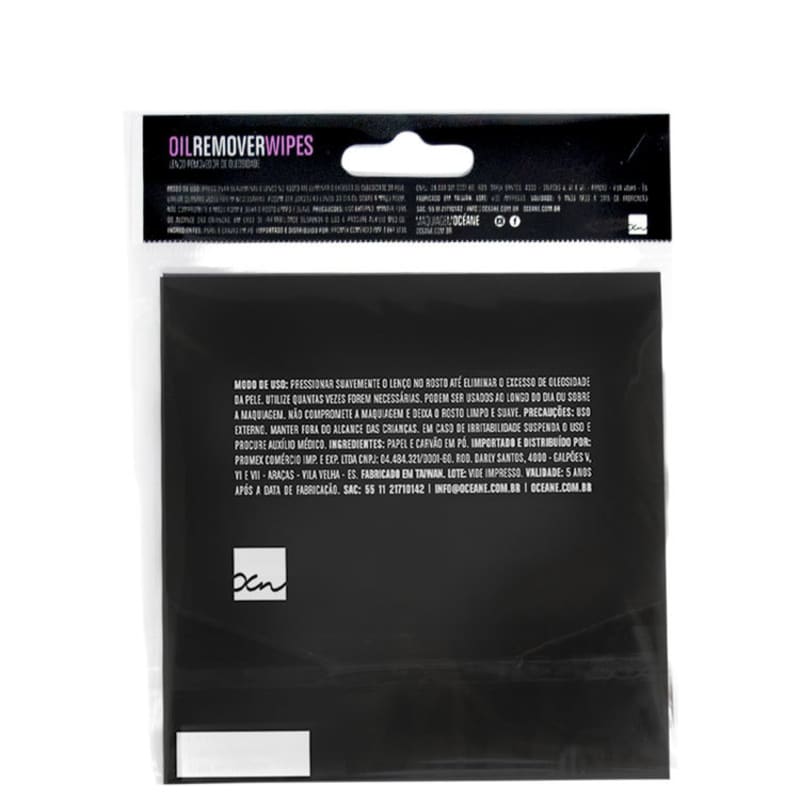 Océane Oil Remover Wipes - Lenço Removedor de Oleosidade