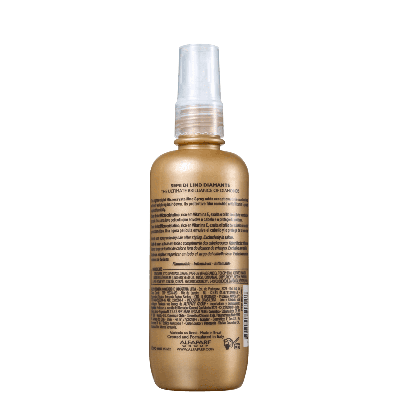 Alfaparf Semi di Lino Diamante Illuminating Finishing - Spray de Brilho 125ml