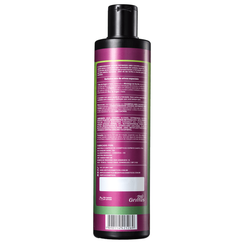 Griffus Amo Cachos Definidos - Condicionador 400ml