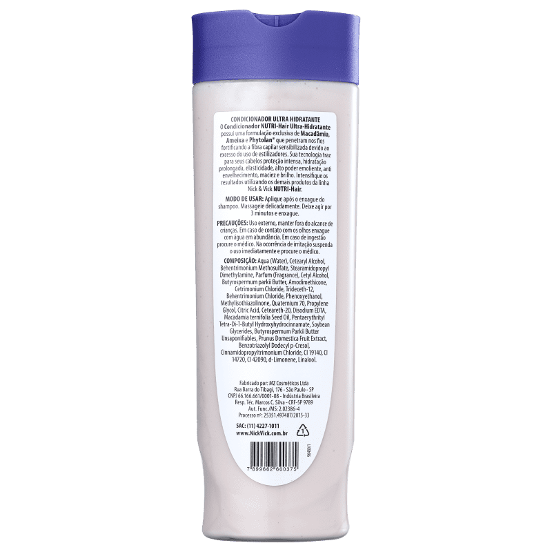 Nick & Vick NUTRI-Hair Ultra-Hidratante - Condicionador 300ml