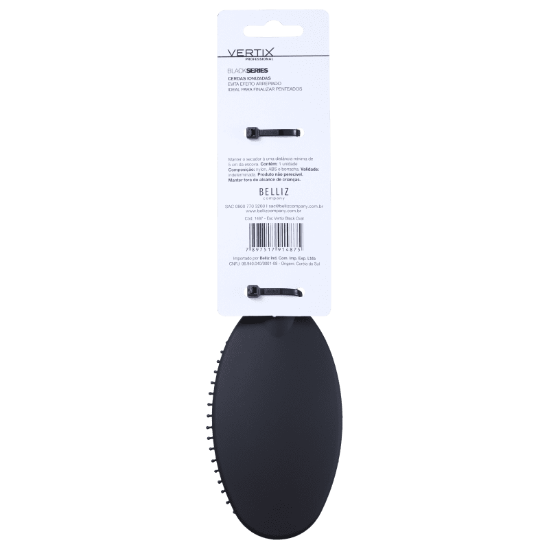 Vertix Black Series Oval 1487 - Escova Oval