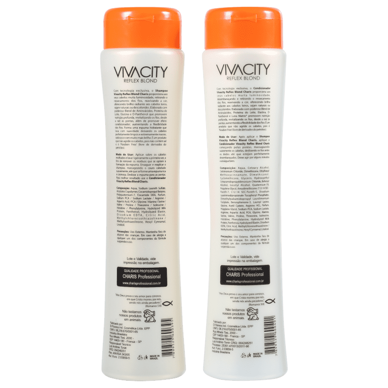 Kit Charis Vivacity Reflex Blond Duo (2 Produtos)