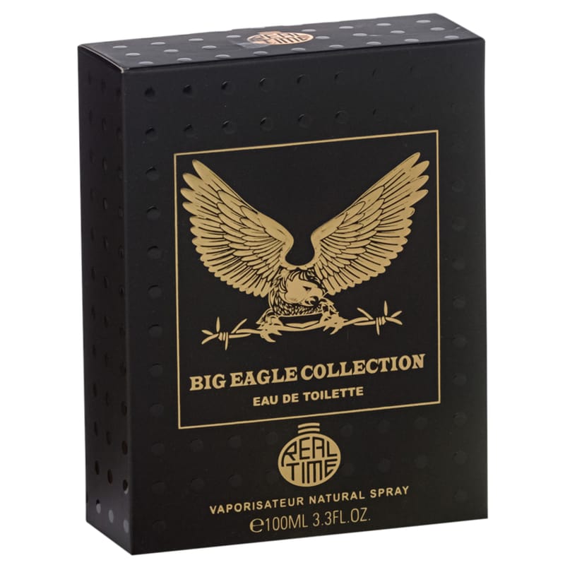 Big Eagle Collection Black Real Time Eau de Toilette - Perfume Masculino 100ml