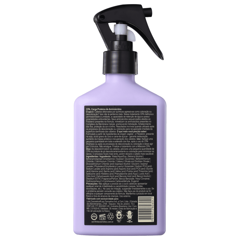 Lola Cosmetics Eu Sei o Que Você Fez na Química Passada - Spray de Tratamento 250ml