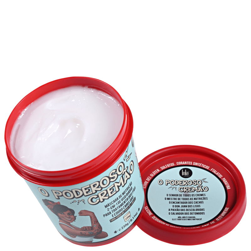 Lola Cosmetics O Poderoso Cremão 2 em 1 - Máscara Capilar 230g