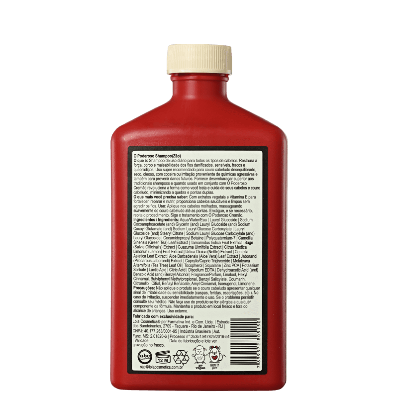 Lola Cosmetics O Poderoso Shampoo(zão) - Shampoo 250ml