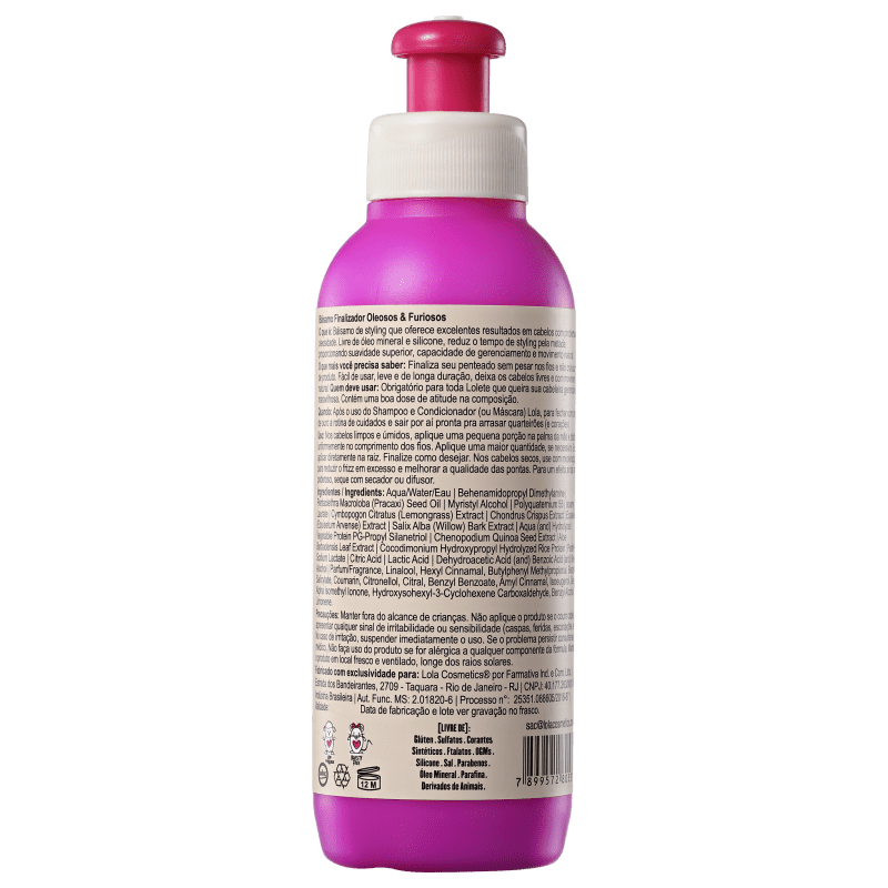 Lola Cosmetics Oleosos e Furiosos - Bálsamo Modelador 120ml