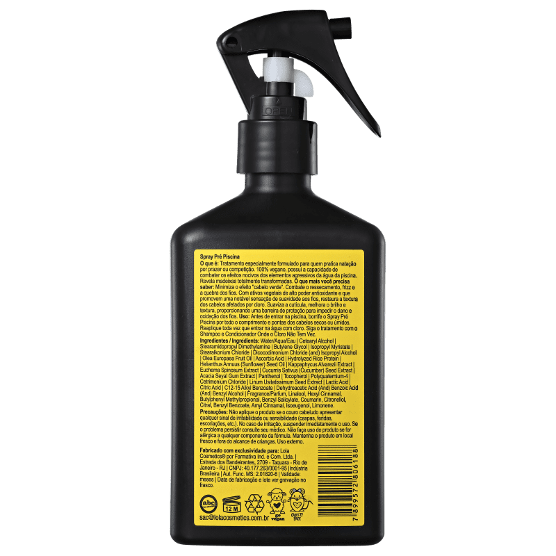 Lola Cosmetics Onde o Cloro Não Tem Vez - Spray Protetor 250ml
