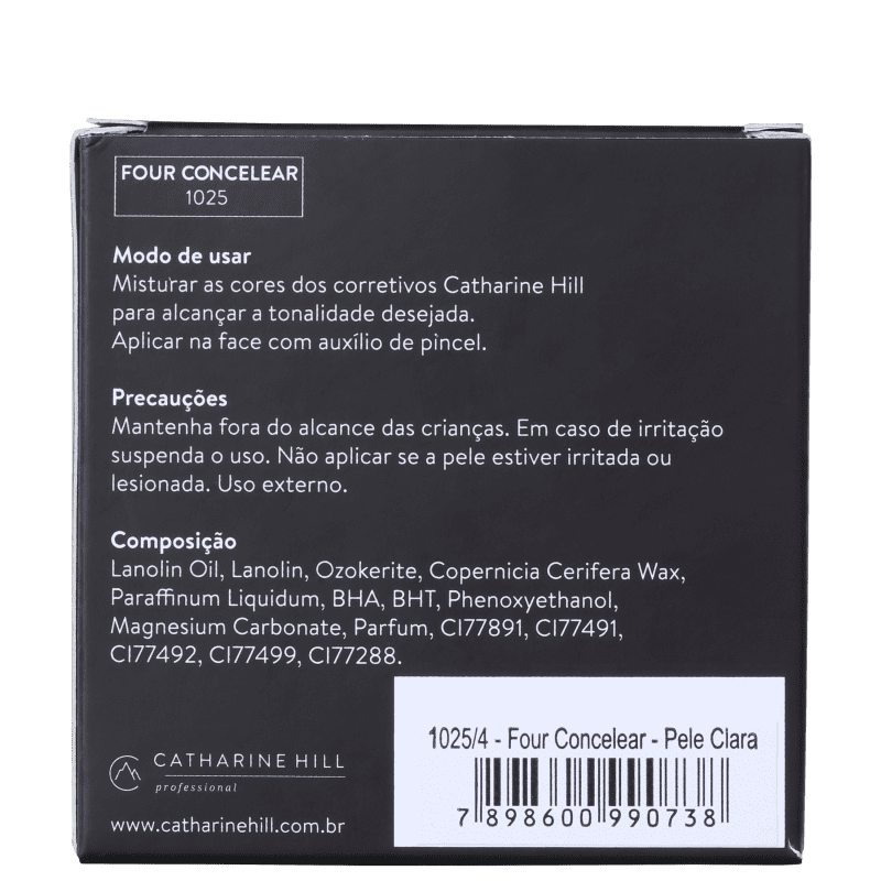 Catharine Hill Four Concealer Pele Clara - Paleta de Corretivo 8g
