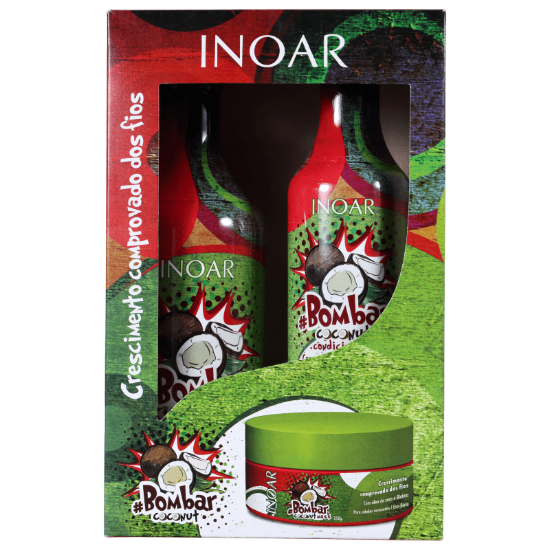 Kit Inoar #Bombar Coconut Trio Pro (3 Produtos)