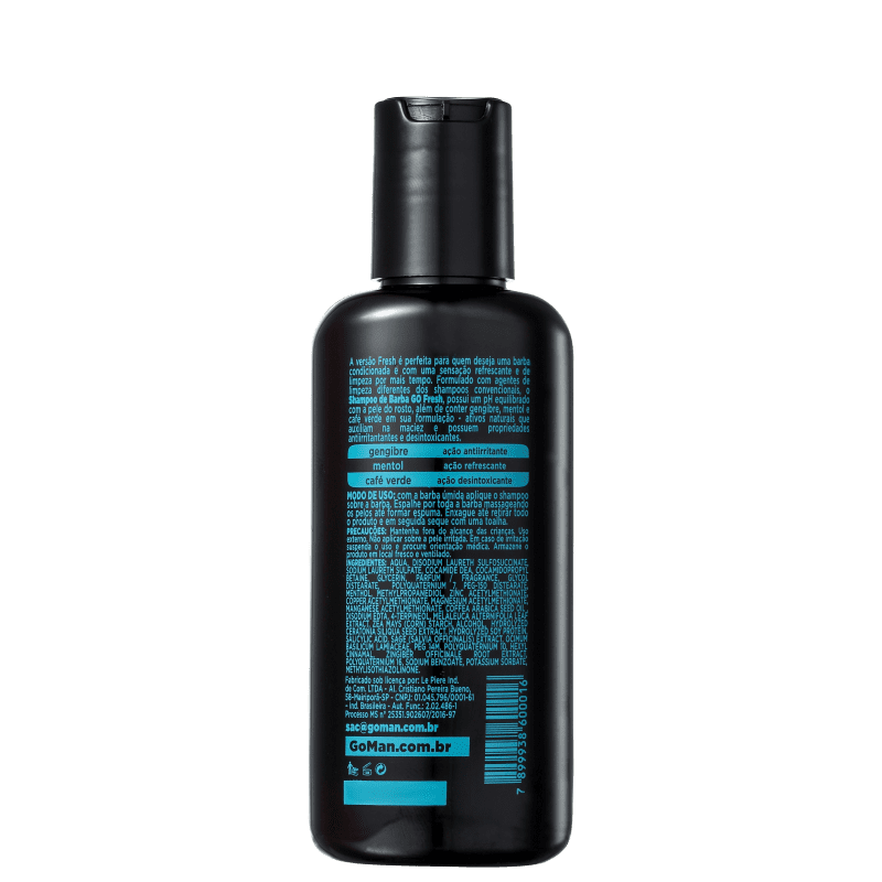 Go Man Fresh - Shampoo para Barba 140ml