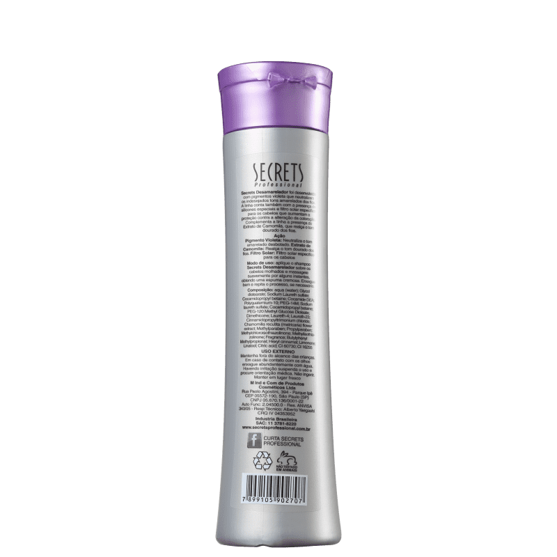 Secrets Professional Desamarelador - Shampoo 300ml