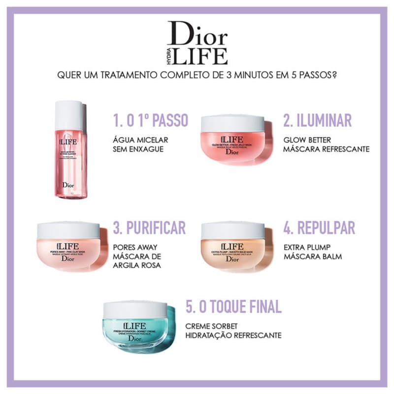 Dior Hydra Life Glow Better - Máscara Facial 50ml