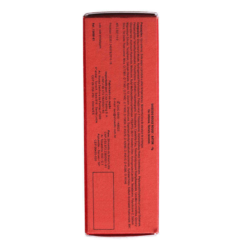 Shiseido Rouge Rouge RD306 Liaison Vermelho - Batom Cremoso 4g
