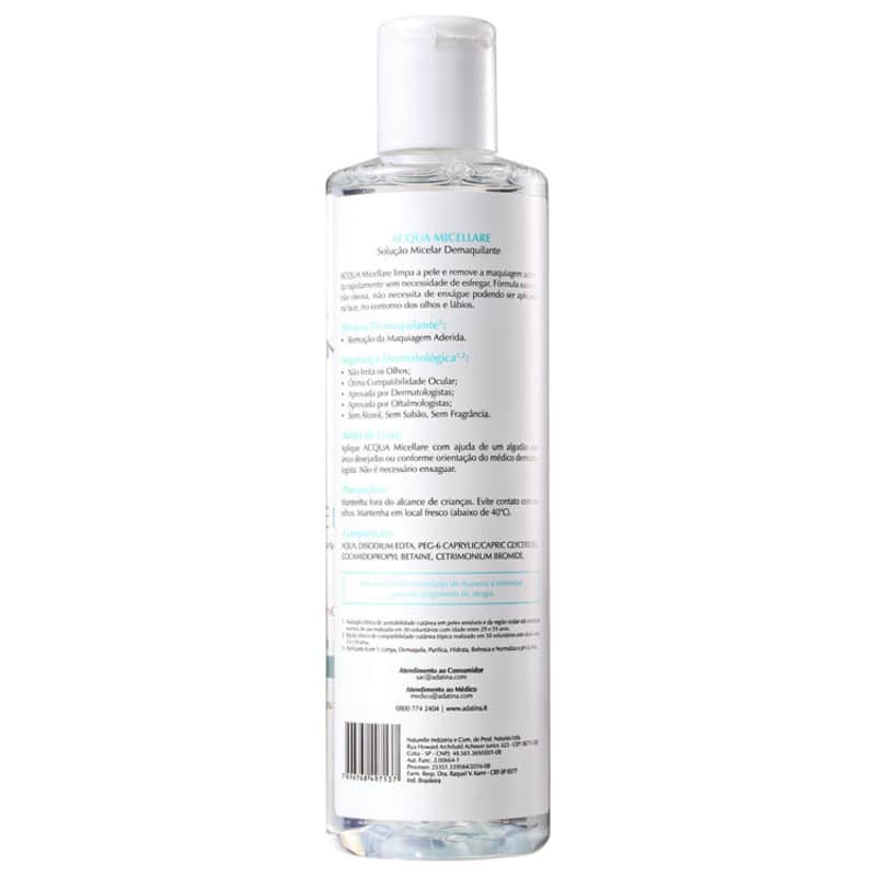 Ada Tina Acqua Micellare - Água Micelar 250ml