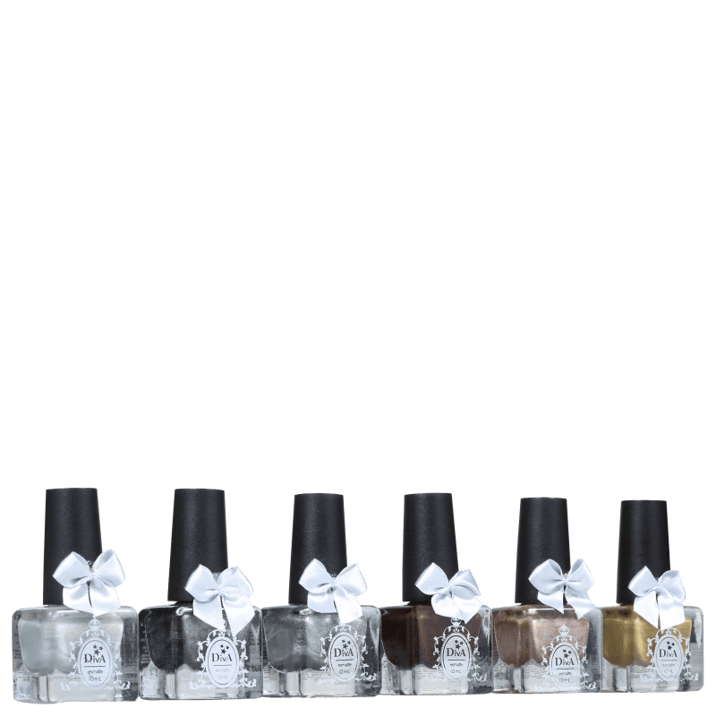 Kit Diva Cosmetics Metálicos (6 Produtos)