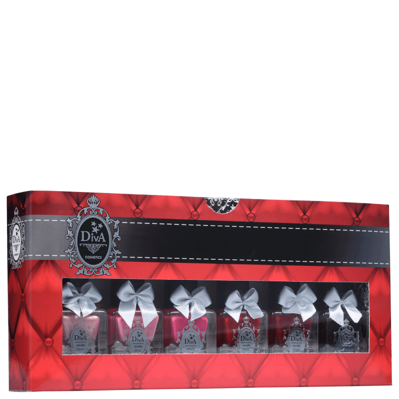 Kit Diva Cosmetics Cores da Paixão (6 Produtos)