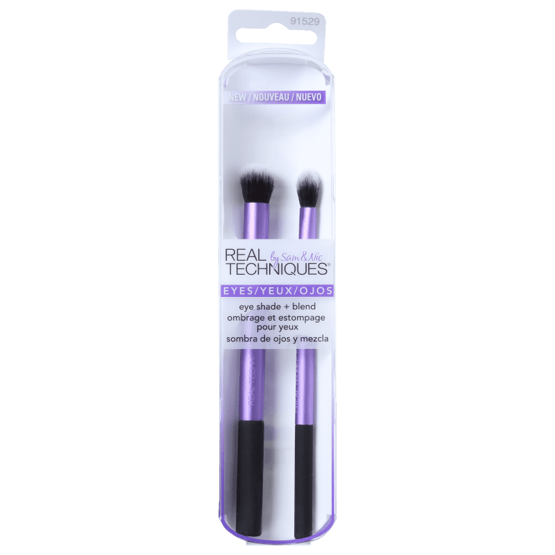 Real Techniques Kit de Pincéis Eye Shade + Blend (2 produtos)