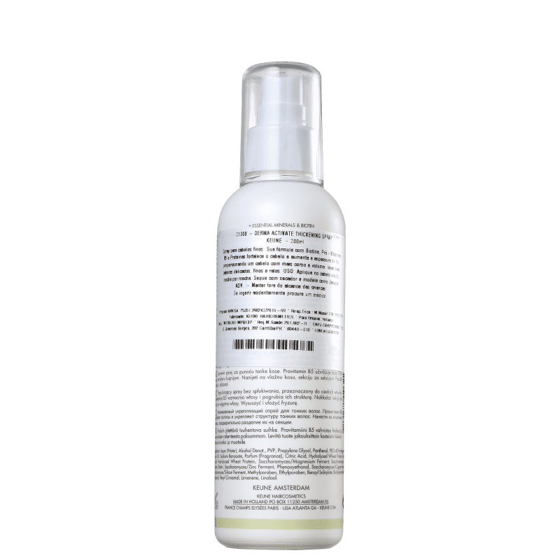 Keune Care Derma Activate Thickening - Tratamento Volumador 200ml