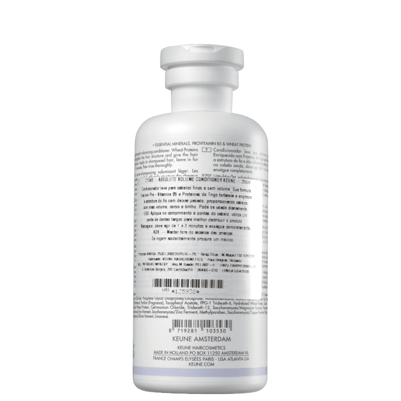 Keune Absolute Volume - Condicionador 250ml
