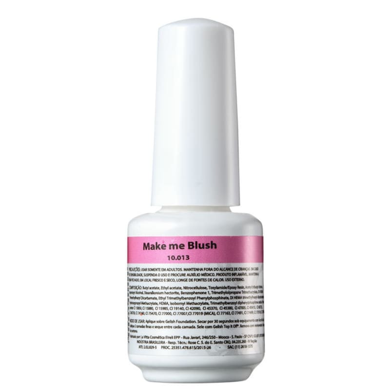 Gelish Soak Off Gel Mini Make Me Blush - Esmalte Cremoso 9ml