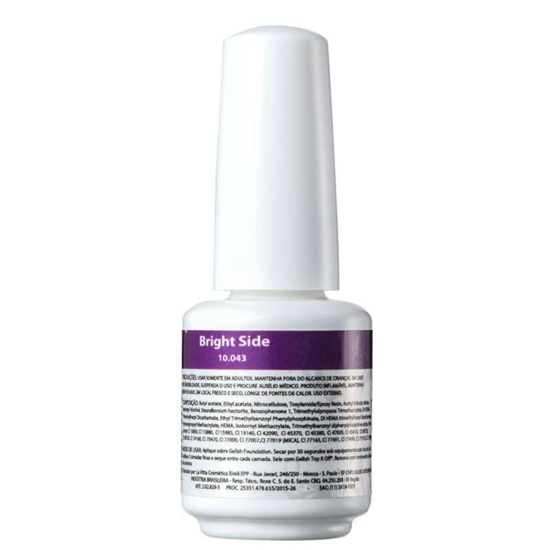 Gelish Soak Off Gel Mini Bright Side - Esmalte Cremoso 9ml