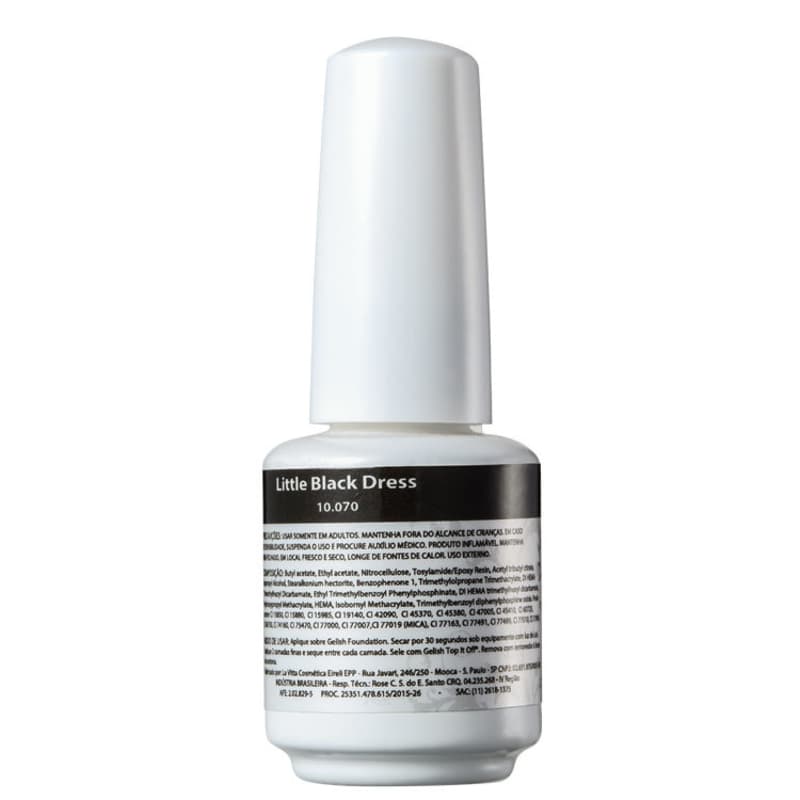 Gelish Soak Off Gel Mini Little Black Dress - Esmalte Cremoso 9ml