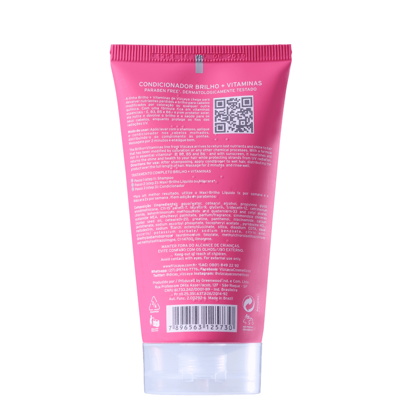 Vizcaya Brilho e Vitaminas - Condicionador 150ml
