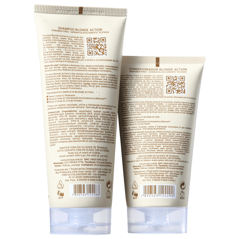 Kit Vizcaya Blonde Action Duo (2 Produtos)