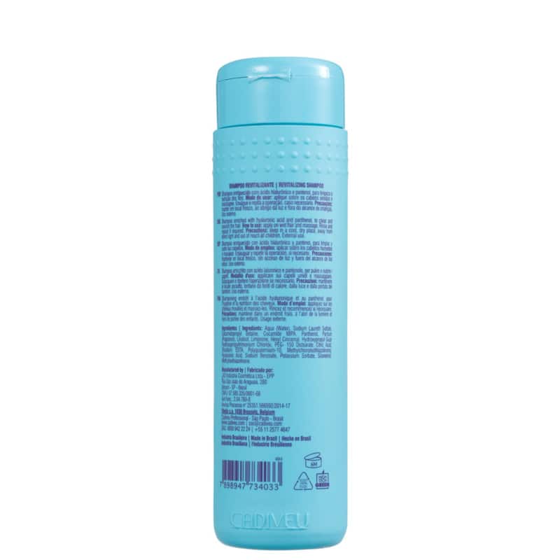 Cadiveu Professional Plástica de Argila Revitalizante - Shampoo 250ml