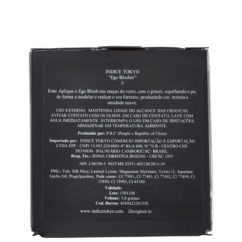 Indice Tokyo Ego 05 Terracota Bronzer- Blush Matte 5,8g