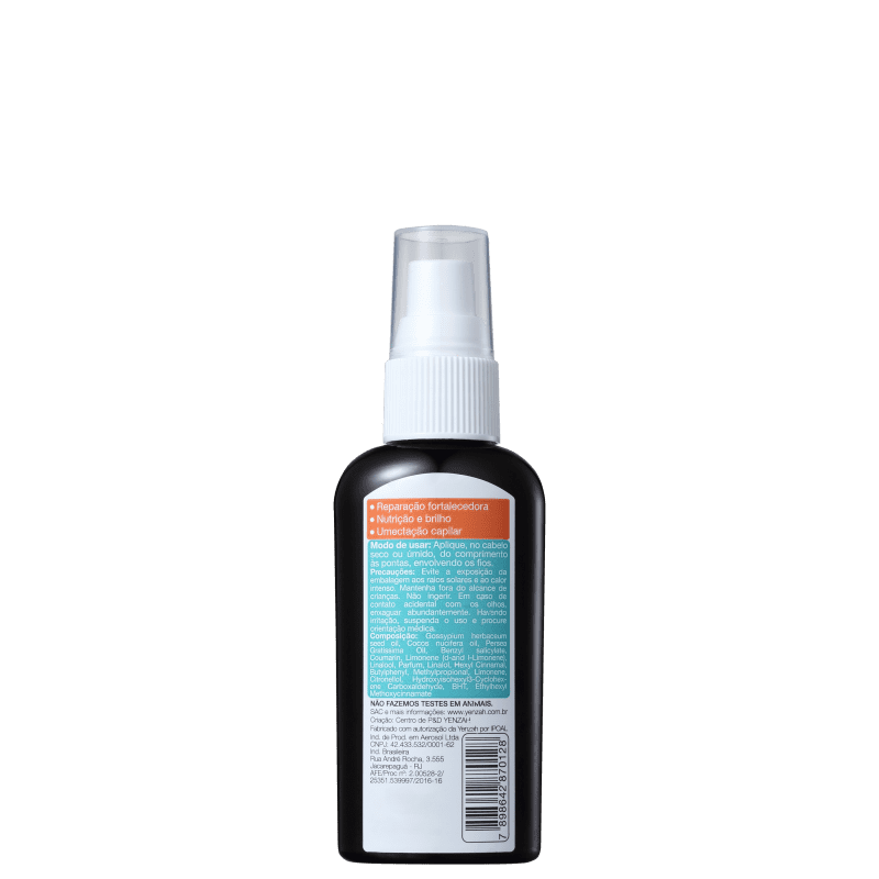 Yenzah Sou+Cachos Óleo de Coco + Abacate - Óleo Capilar 60ml